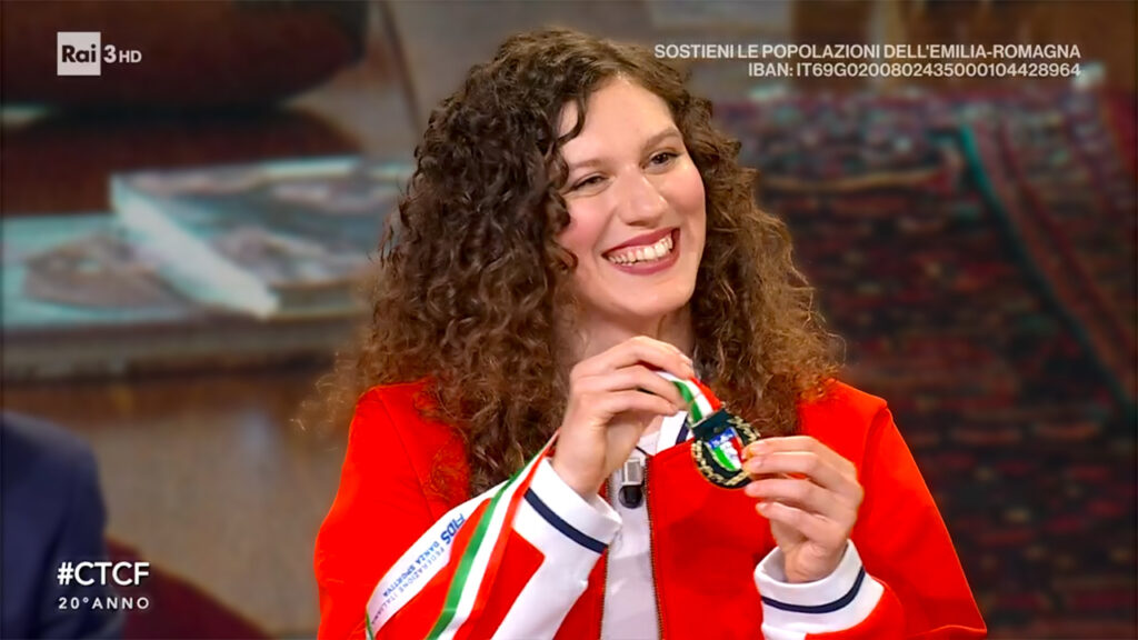 La messinese Chillemi, campionessa di breaking, a 'Che tempo che fa