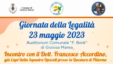 Giornata Legalità Gioiosa Marea