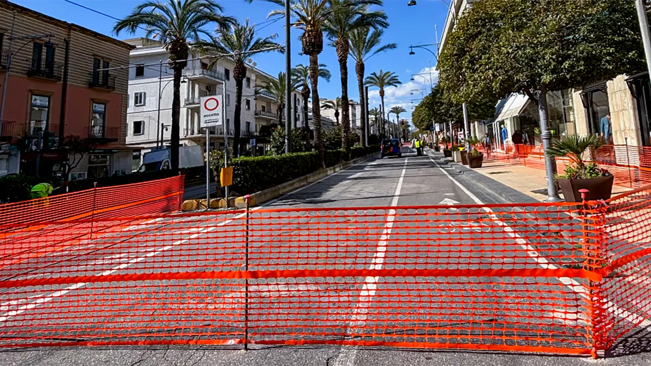 Lavori Viale San Martino Messina