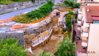 Strada Provinciale SP135 Gioiosa Marea Maggio 2025